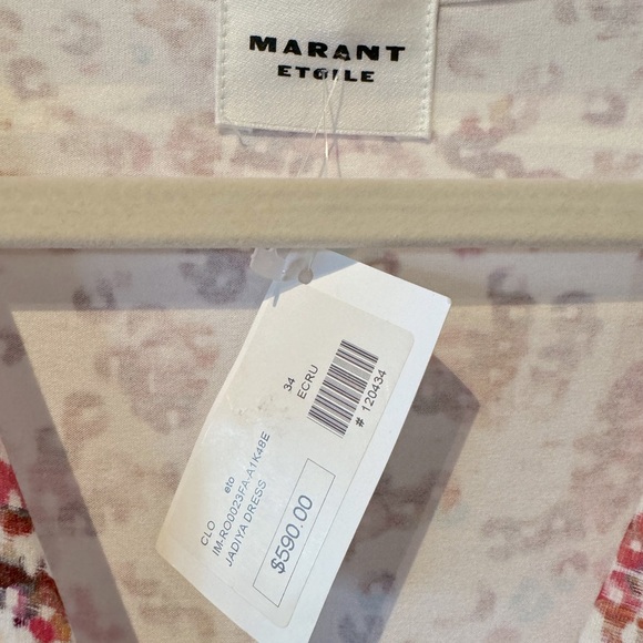 MARANT ETOILE Jadiya Printed Jersey Midi Dress - Picture 7 of 9